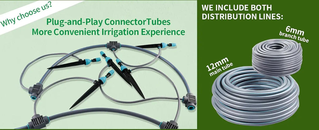 20/30M DIY Drip Irrigation System Automatic Watering System Garden Hose Micro Drip Garden Watering Kits Adjustable Drippers
