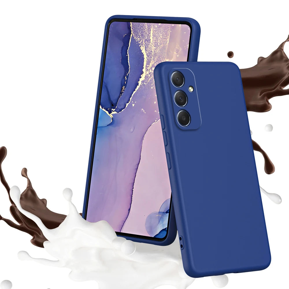 Samsung Galaxy A55 Silicone Case - Slim Shock-Absorbing Cover Tidesmit