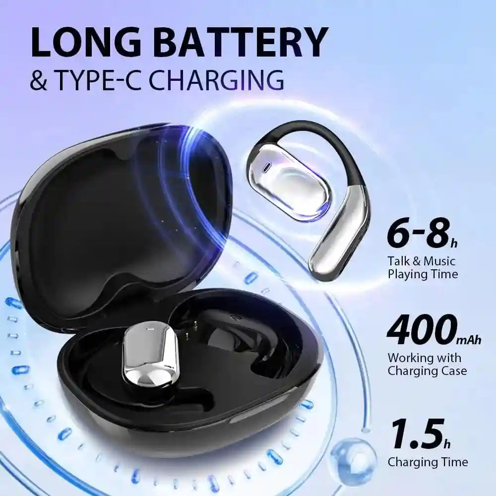 AI Language Translation Earbuds with LCD Touch Case - Tidesmit Tidesmit