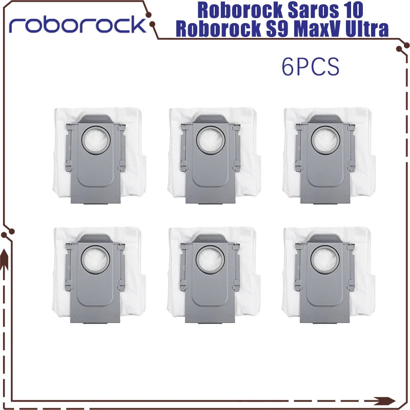 Tidesmit replacement parts kit for Roborock Saros 10 and S9 MaxV Ultra including brushes filters and mop pads