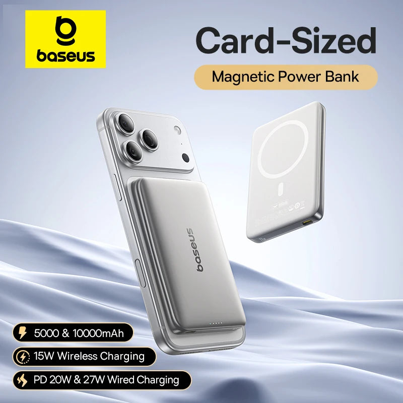 Magnetic Portable Charger 10000mAh - PD Fast Charging Power Bank Tidesmit