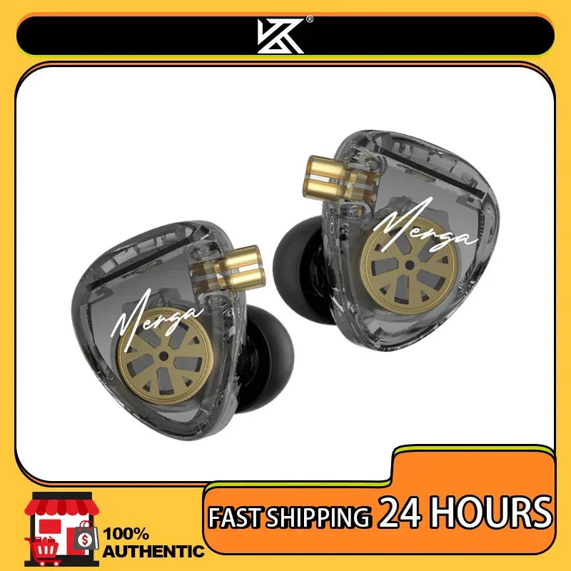 KZ Merga Bass Headphones HIFI noise-cancelling sports in-ear headphones New arrival! Tidesmit