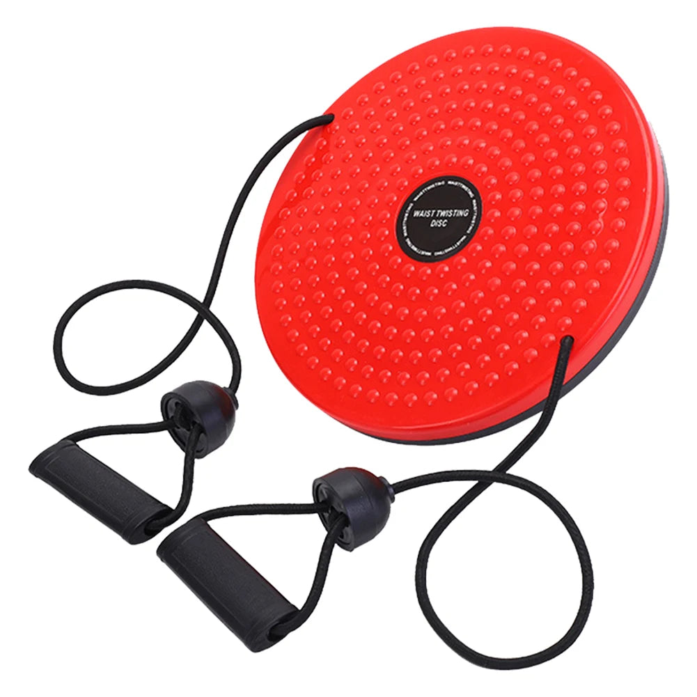 Waist Trainer Twisting Disc with Handles - Compact Fitness Equipment Body Shaping Massage Equipment Red China Mainland