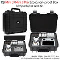 DJI Mini 3 Pro Hard Case: Waterproof Protective Carrying Box Black Tidesmit