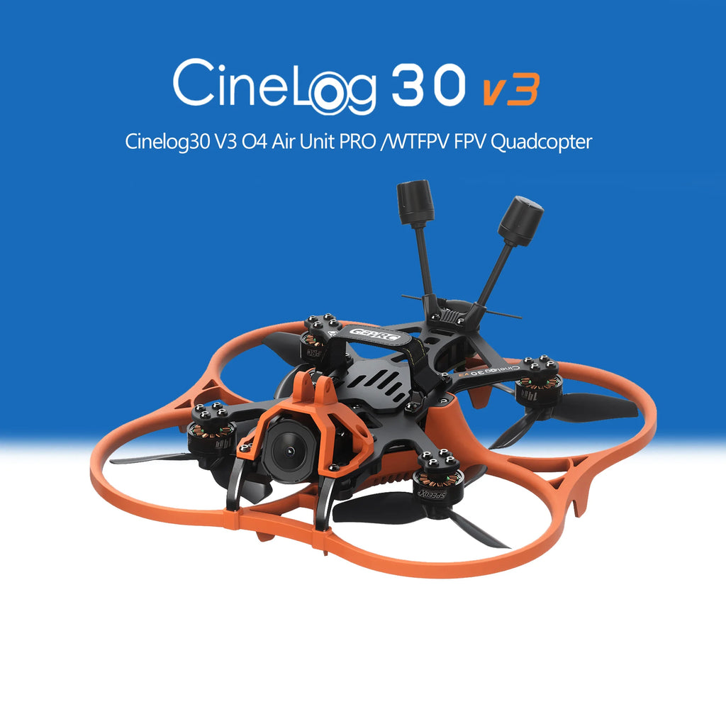 GEPRC Cinelog30 V3 4K FPV Drone - Professional Freestyle Quadcopter Tidesmit