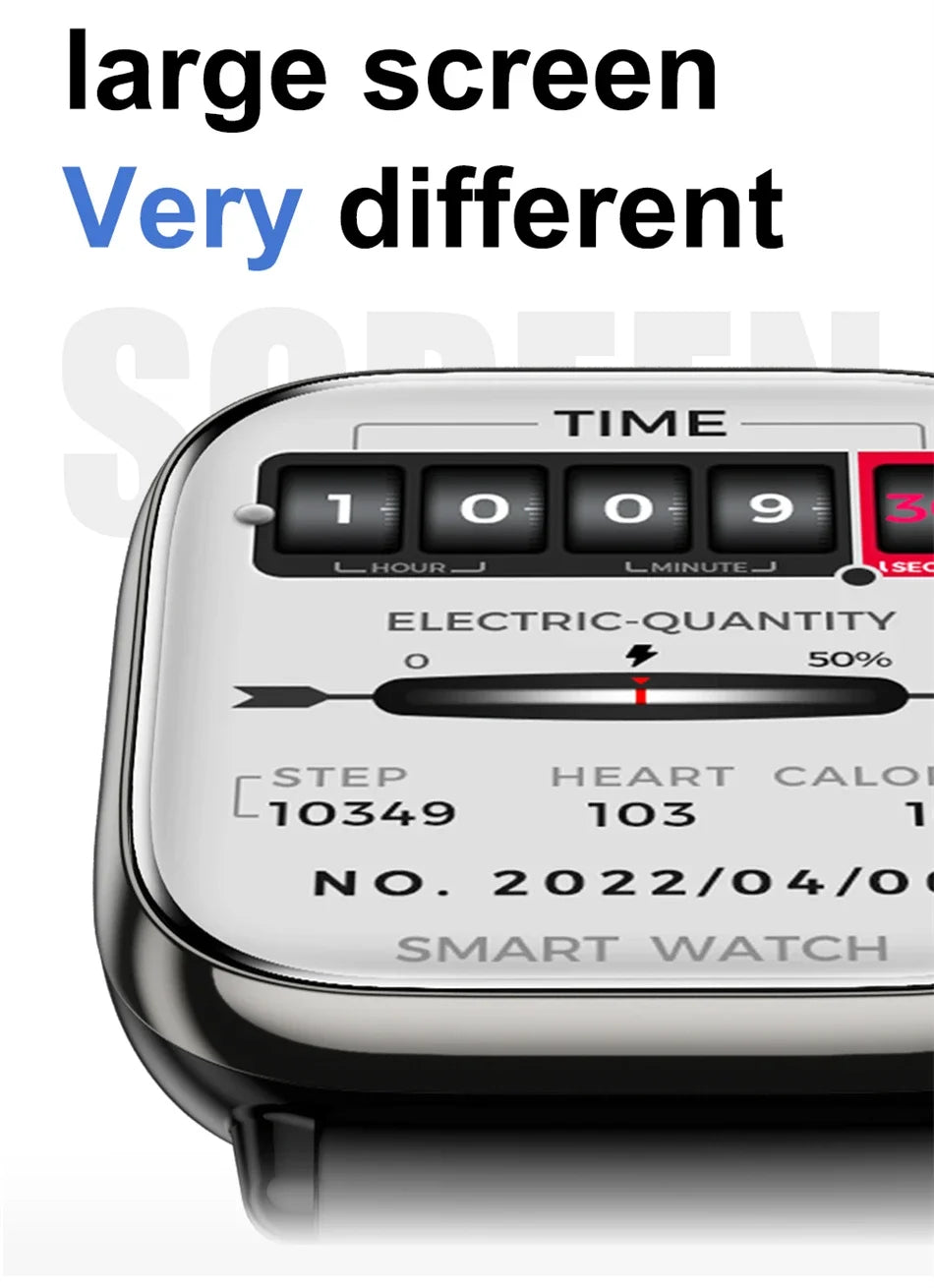2026 New Smart Watch Full Touch Screen Bluetooth Call AI Voice Heart Rate Waterproof Watches Sports Bracelet Smartwatch Women