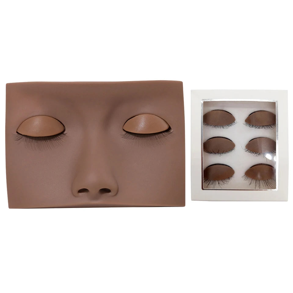 Tidesmit mannequin training head with removable eyelids for professional lash extension and makeup practice