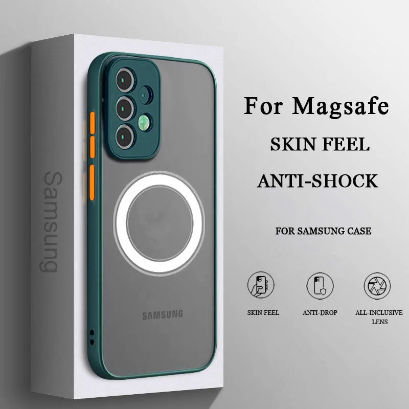 Magnetic MagSafe Case for Samsung Galaxy S24 Ultra - Military-Grade Protection Tidesmit