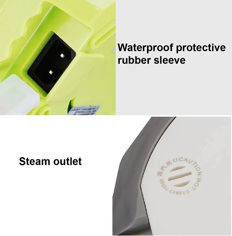 1.6L car rice cooker side detail with rubber protective sleeve and steam outlet