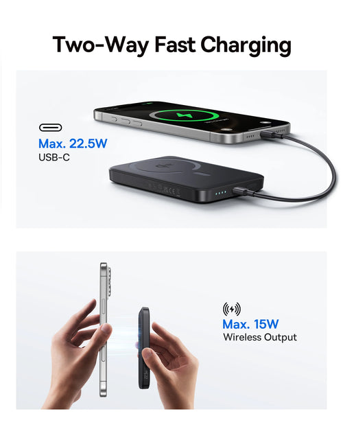 Magnetic Power Bank 10000mAh 15W Qi2 Wireless Fast Charger Tidesmit