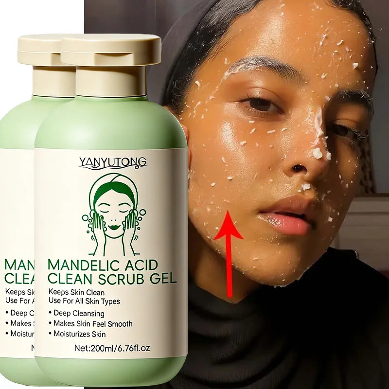 Facial Exfoliating Gel | Deep Pore Cleansing & Oil Control 200ml Scrubs Treatments 2 pcs 200ml Tidesmit