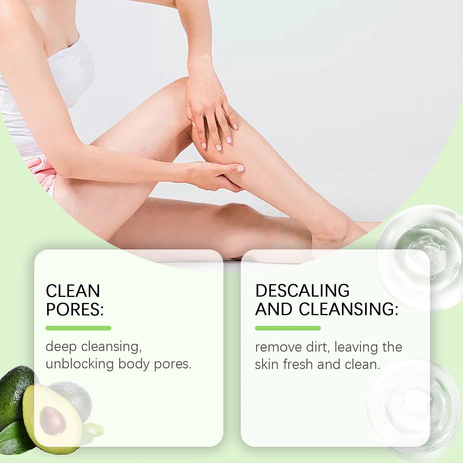 Matcha Body Scrub - Gentle Exfoliating Pore Cleanser (100g) Scrubs Treatments Tidesmit