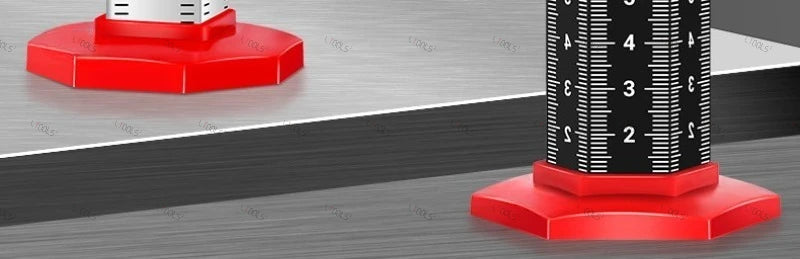 6-sided Scale Equal Height Level Ruler for Wall Tile Laying Woodworking Gradienter Suspended Ceiling Paving Tile Leveling Ruler
