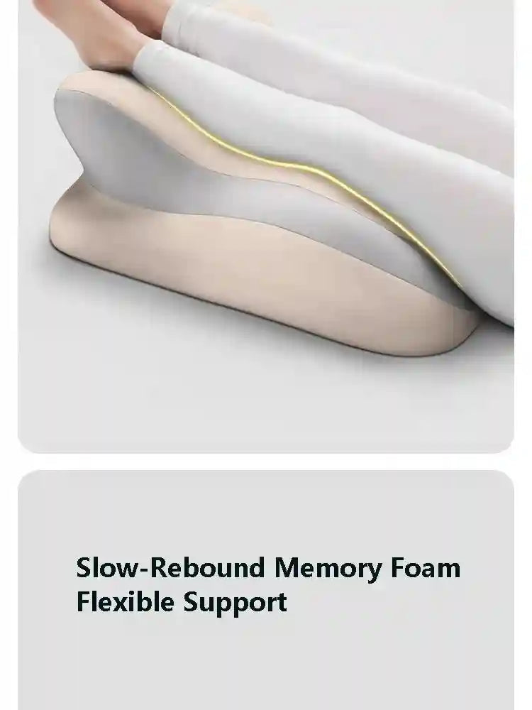 Ergonomic Memory Foam Wedge Pillow for Neck and Leg Pain Relief Massage Cushion Tidesmit