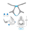 AirFit F20 Full Face CPAP Mask Replacement Kit with Memory Foam Cushion, Headgear, Frame & Clips Included for Complete Renewal