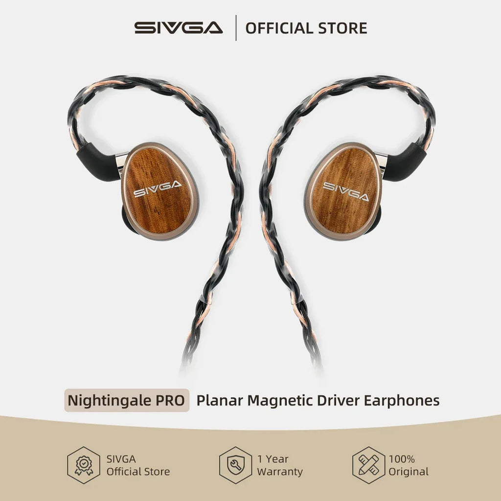 Nightingale Pro Planar Magnetic Earphones | Tidesmit HiFi Monitor Tidesmit
