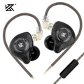 KZ EDX PRO X Wired Earphones Dynamic Drive HiFi Stereo Bass Sound Earbud Music Noise Cancelling Gaming Headset Detachable Cable Black MIC Tidesmit