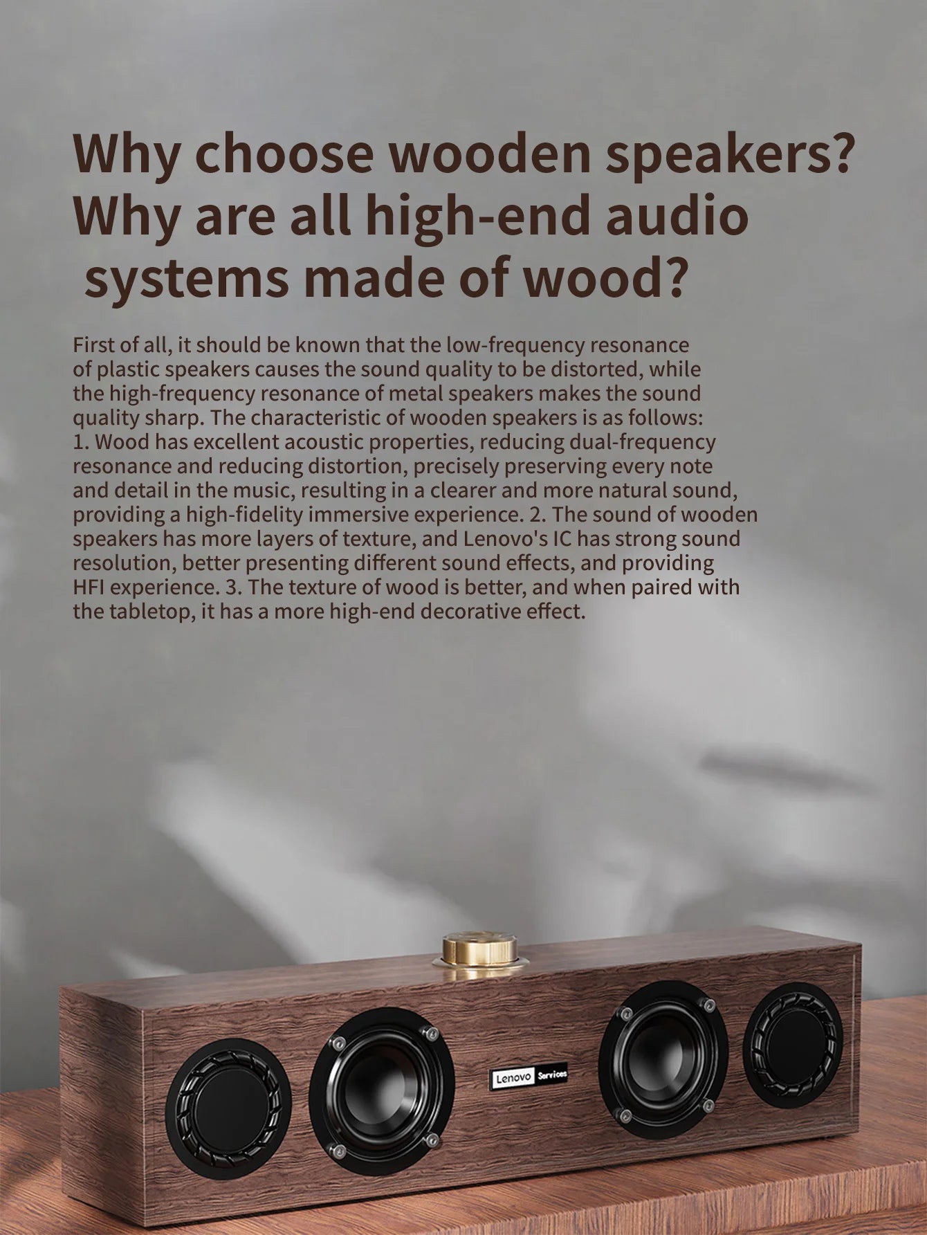 Portable Bluetooth Speaker: Retro Wireless Audio & 360 Sound (Khaki) Tidesmit