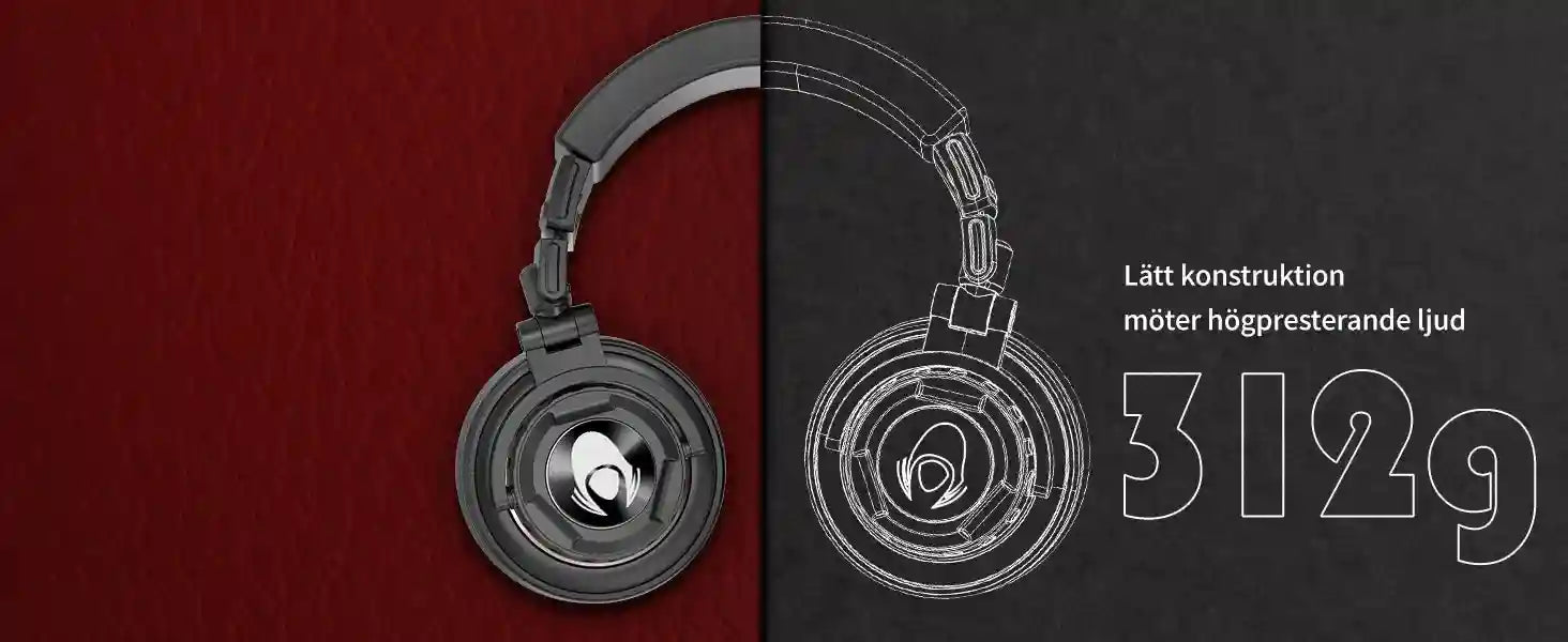 Studio Monitor Over-Ear Headphones - Detachable Cord Ti660x Tidesmit