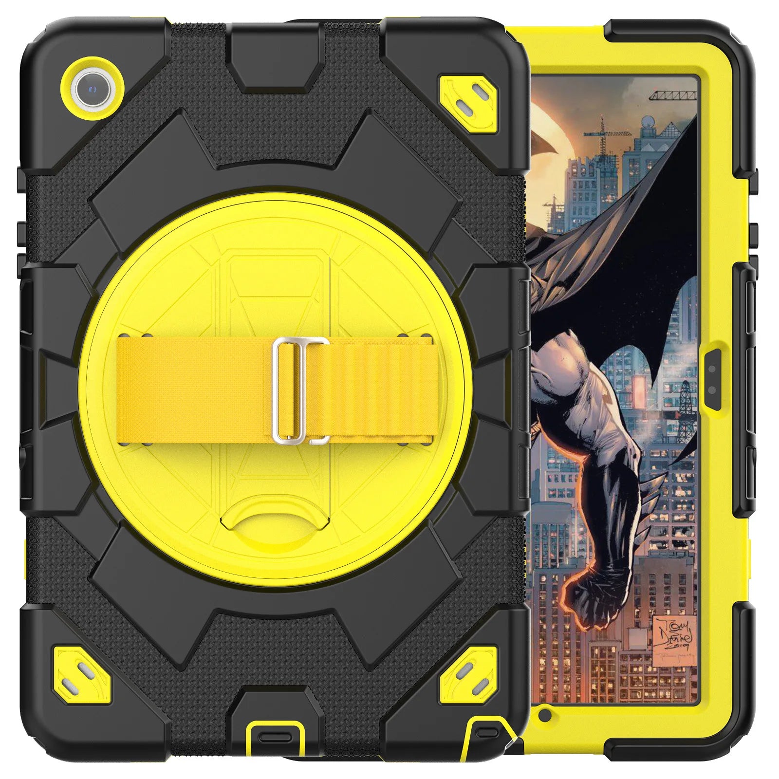 Samsung Galaxy Tab A9 Plus Case with 360 Rotating Stand and Strap f China Mainland Tidesmit