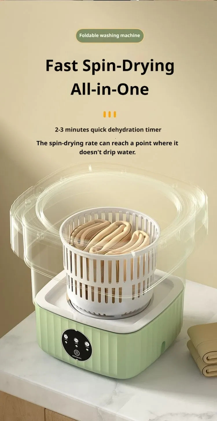 Tidesmit 6L Foldable Portable Washing Machine 220V