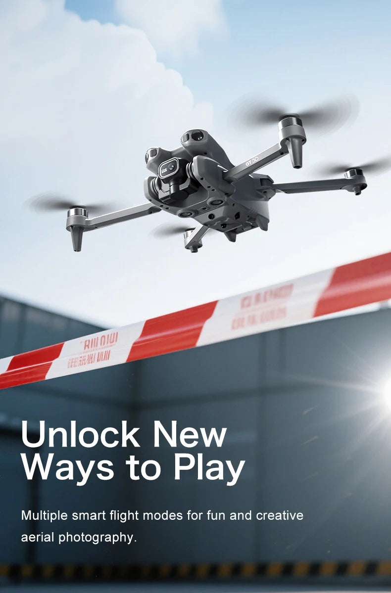 4K Camera Drone with GPS - Foldable Brushless RC Quadcopter by Tidesmit Tidesmit