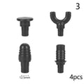 Massage Gun Replacement Heads: 4-Piece Set for Deep Tissue Recovery Body Shaping Massage Equipment 3 Tidesmit