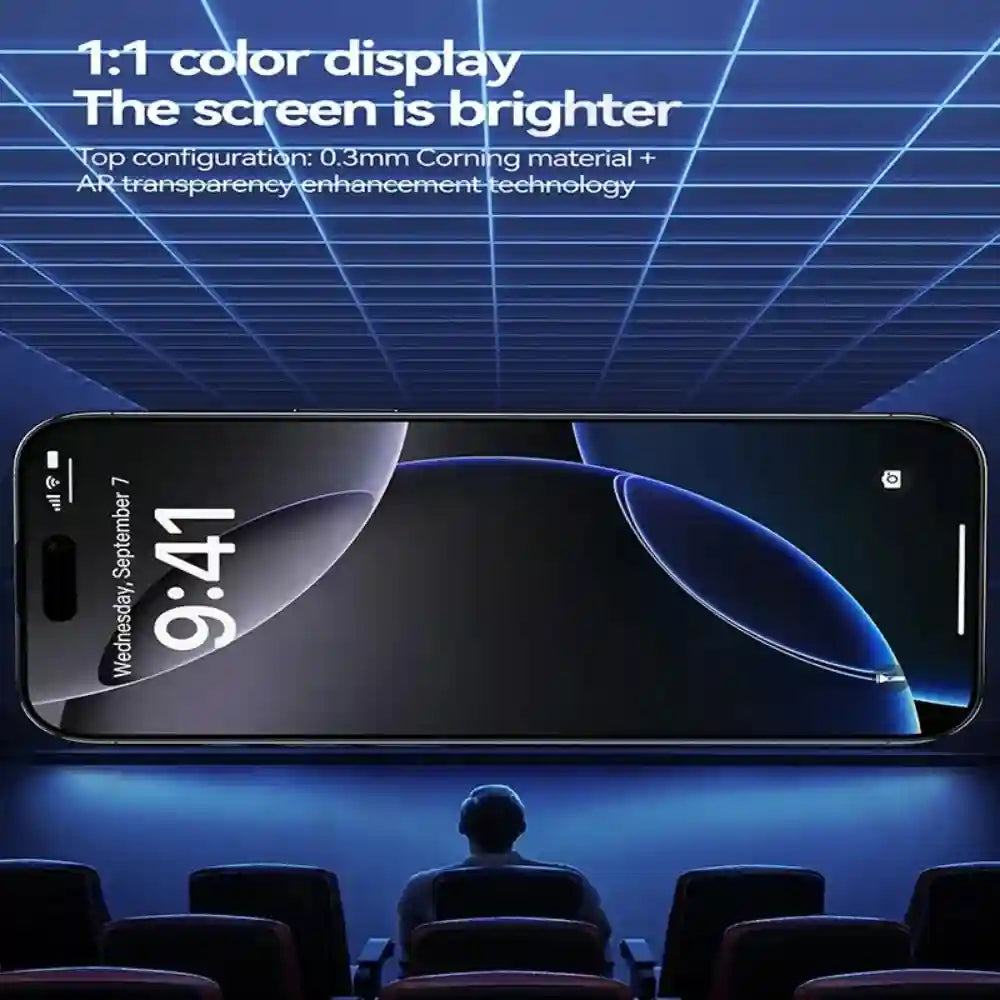 Anti Spy iPhone Screen Protector | 9H Hardened Tempered Glass Privacy Film AE Tidesmit