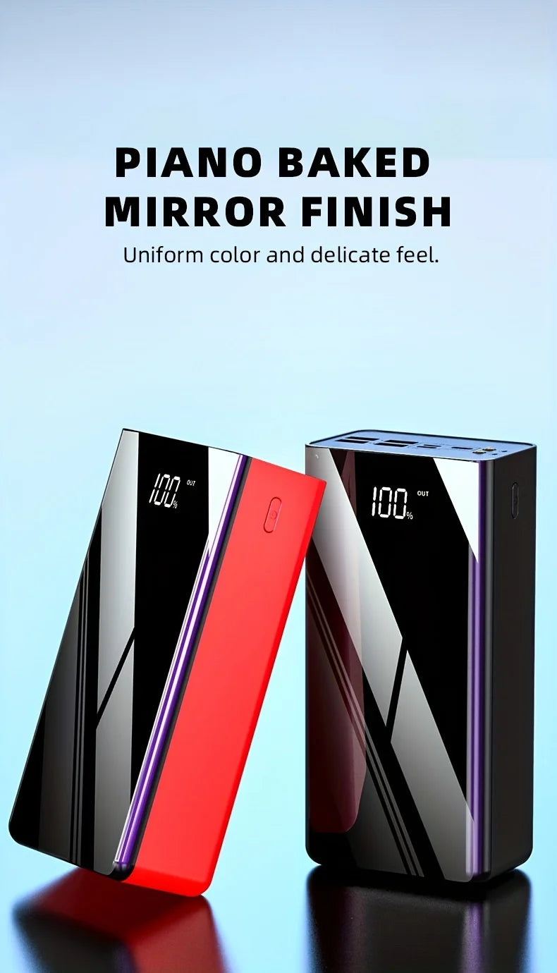 Portable Charger 100000mAh Power Bank with 4 USB Ports and PD Tidesmit