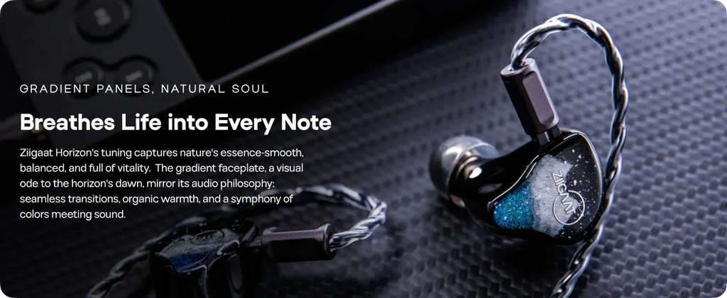 ZiiGaat Horizon Hybrid 5-Driver IEM Earphones by Tidesmit Tidesmit