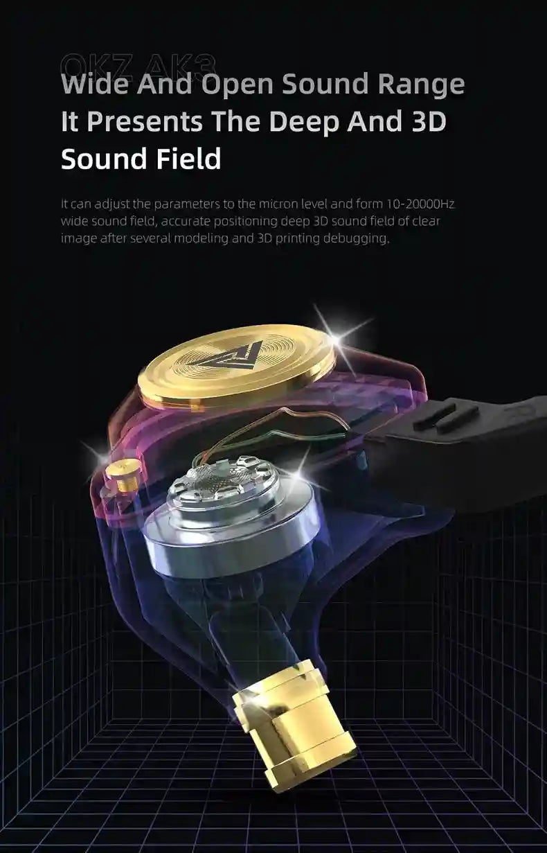 Wired Earbuds with Microphone - Noise Cancelling Bass Headset Tidesmit