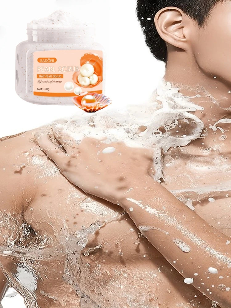Pearl Body Scrub 350g – Natural Deep Exfoliating Skin Treatment Scrubs Treatments Tidesmit