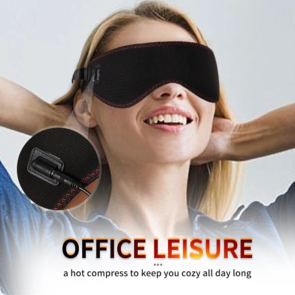 Heated Eye Mask for Dry Eyes | 3-Level Heat Therapy & Massage - Tidesmit Massage Cushion Tidesmit