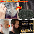 Natural Black Hair Shampoo Soap Handmade Bar With Ganoderma Polygonum Multiflorum Nourishing Shiny Hair Herbal Hair Growth Soap