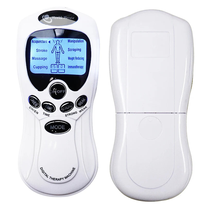 TENS Unit Muscle Stimulator - Portable Pain Relief Massager by Tidesmit Relaxation Treatment Tidesmit