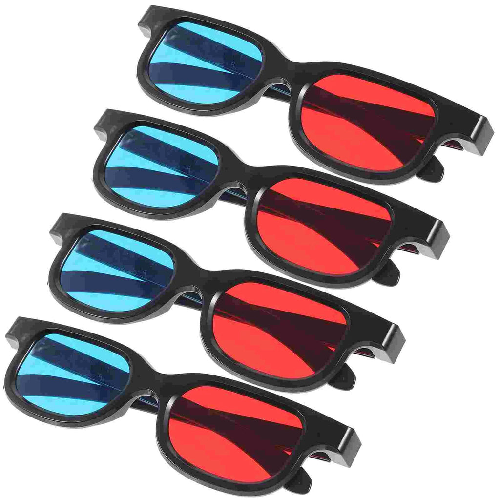 3D Glasses for Movies and PC - Universal Lightweight Red Blue Design Tidesmit