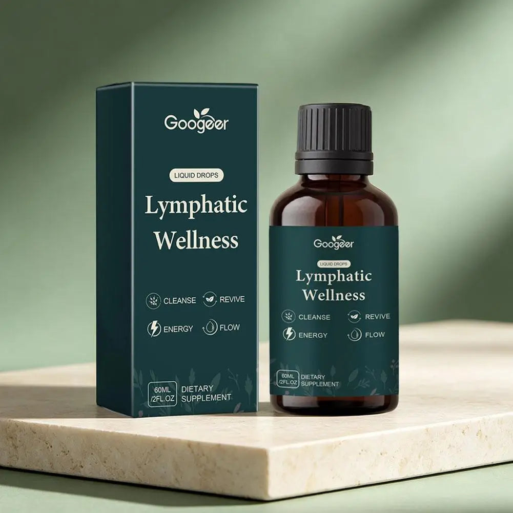 Lymphatic Drainage Drops 2000mg Herbal Blend with Elderberry Echinacea Dandelio Supports Lymphatic Drainage, Immune System