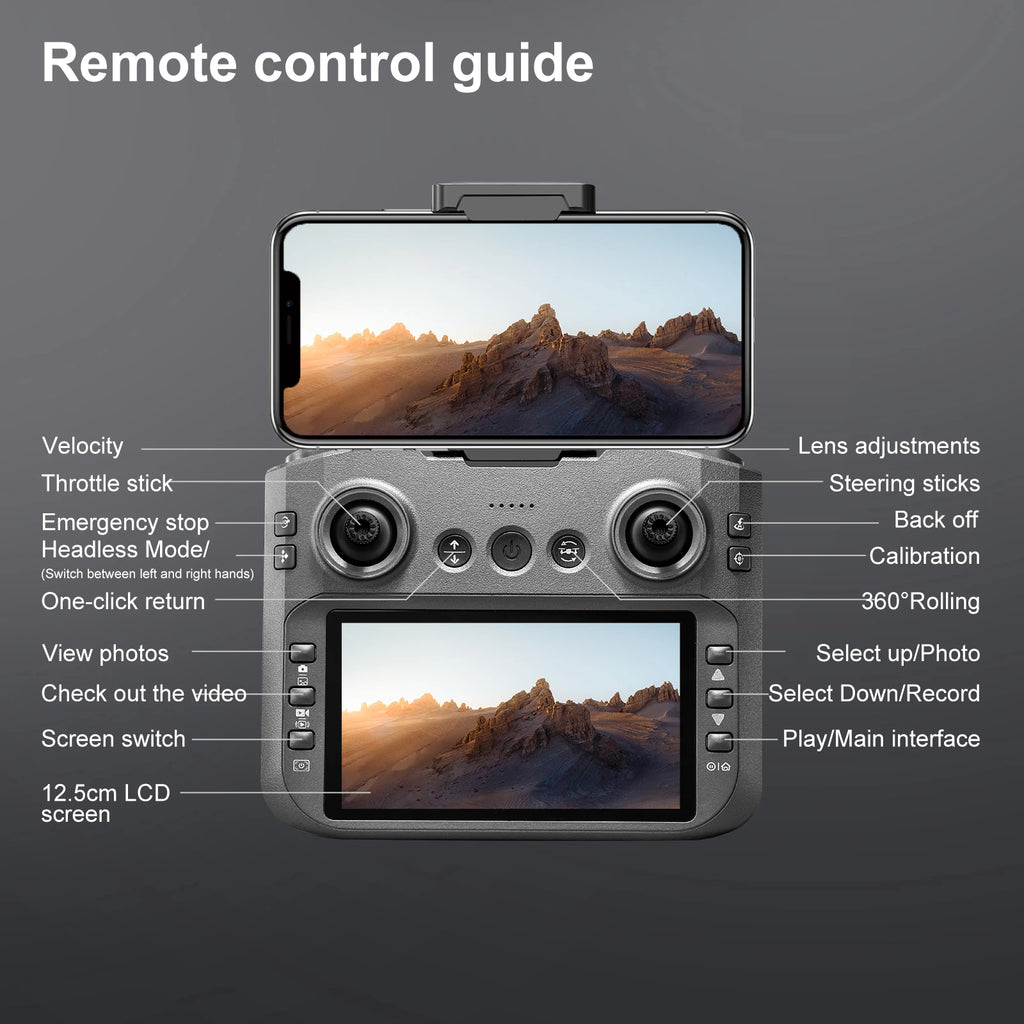 GPS Drone 8K Dual Camera with Obstacle Avoidance - Tidesmit Tidesmit