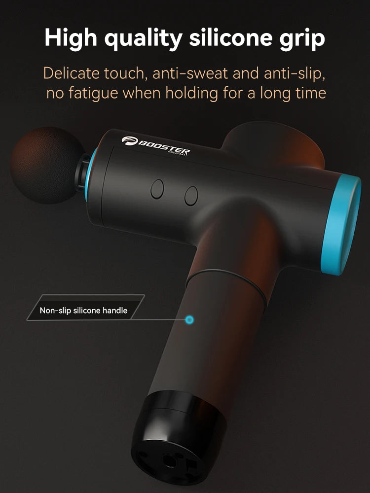 Massage Gun Deep Tissue Percussion Massager, 12 Heads, 4000mAh Battery Relaxation Treatment Tidesmit