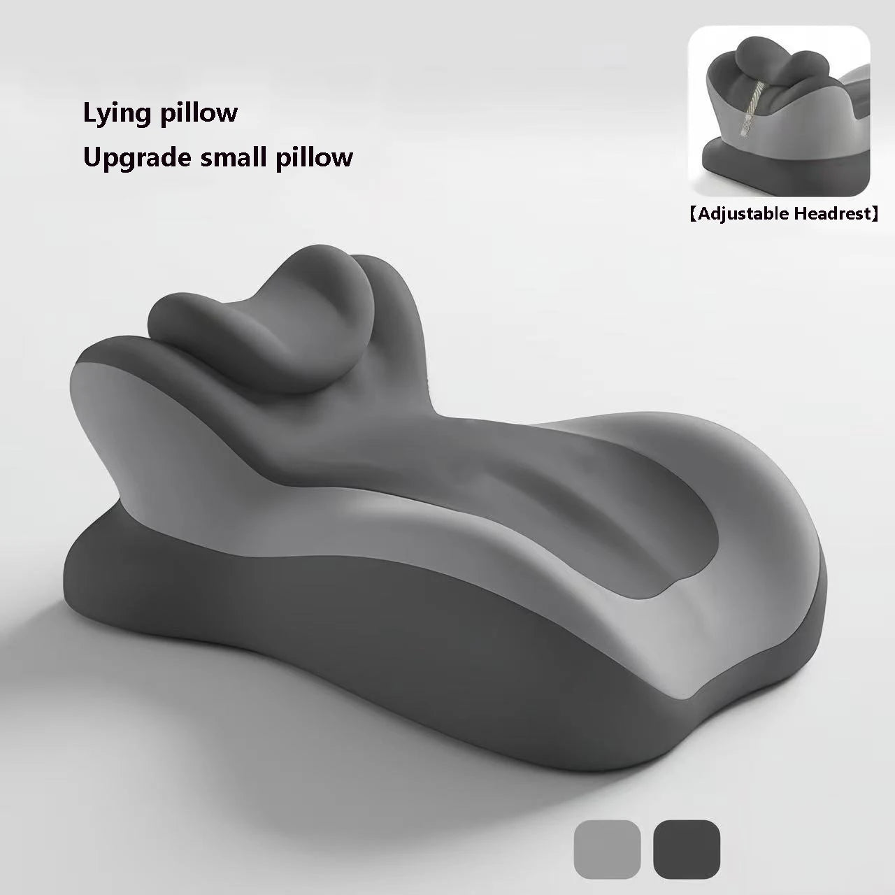 Ergonomic Memory Foam Wedge Pillow for Neck and Leg Pain Relief Massage Cushion With pillow C Tidesmit
