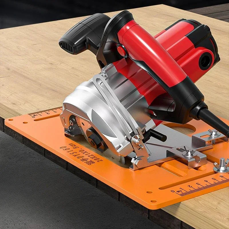 Woodworking Cutting Machine Base Adjustable Durable Precision Durable Can Be Chamfered At 45° Angle Electric Saw Base Plate Tool