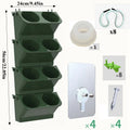 Plant Wall Flowerpot Modular Vertical Greening Basin Stackable Combination Wall Hanging Planter Flower Pots Garden Decoration