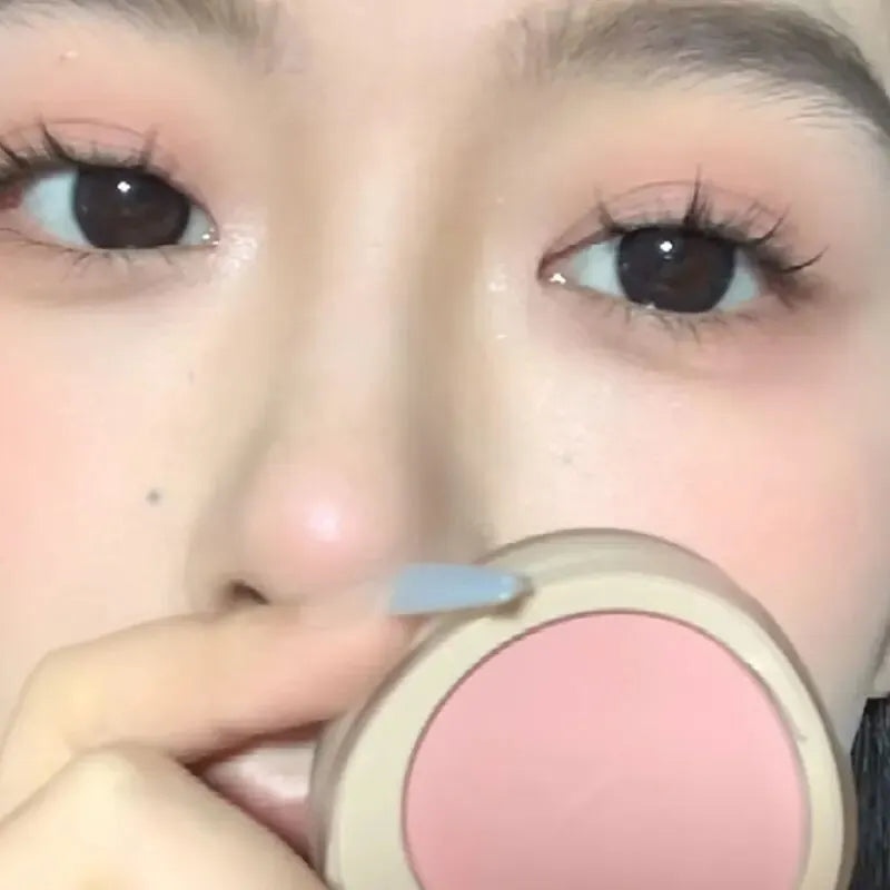 Tidesmit HERORANGEHR526 monochromatic face makeup blush swatch showing waterproof and long-lasting color payoff