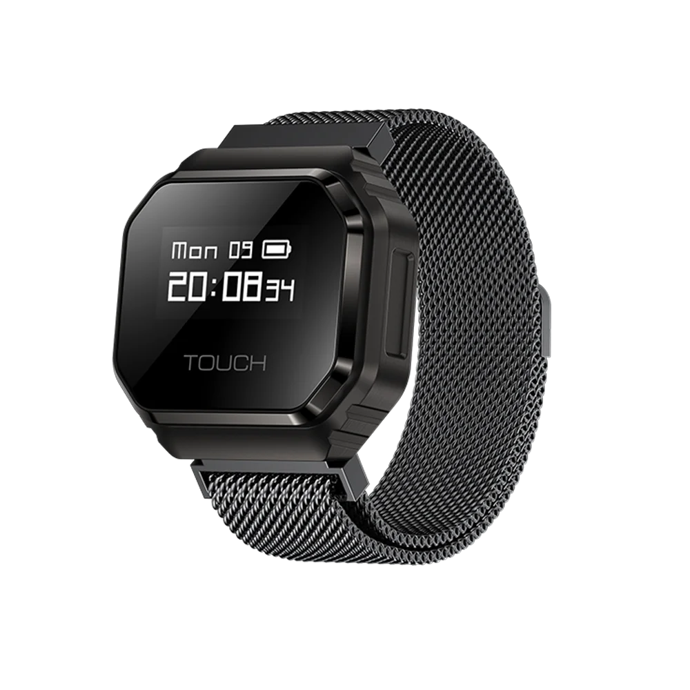 Smart Health Ring: Waterproof Heart Rate & Sleep Monitor black Tidesmit