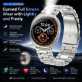 New M301 Smart Watch Round AMOLED Curved Screen Dial Call Alarm Clock Flashlight Health Tracking Fitness Smart Watch Women