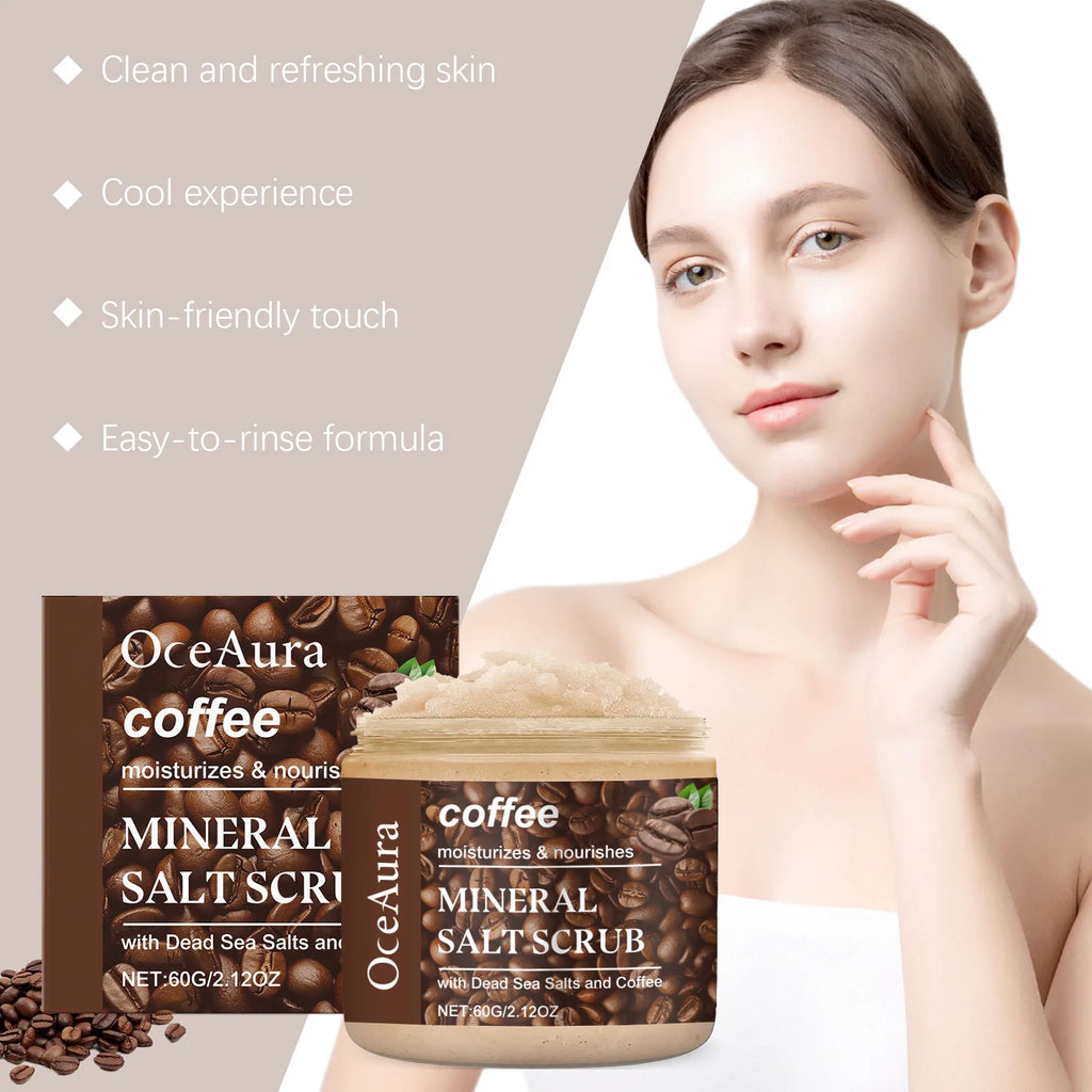 Body Exfoliating Scrub for Radiant Skin - 60g Natural Formula Scrubs Treatments Tidesmit