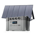 ALLPOWERS Solar Generator S2000 Pro with 400W Solar Panel, 4 x 2400W AC Outlets, 2400W Portable Power Station for Home Backup RV