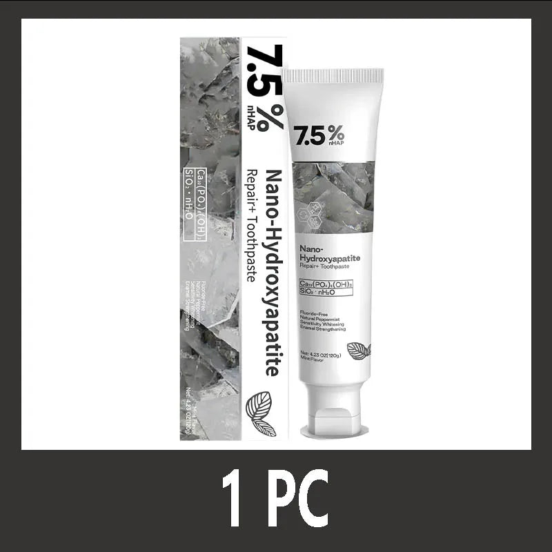 Tidesmit nano hydroxyapatite fluoride-free toothpaste for enamel repair and natural teeth whitening