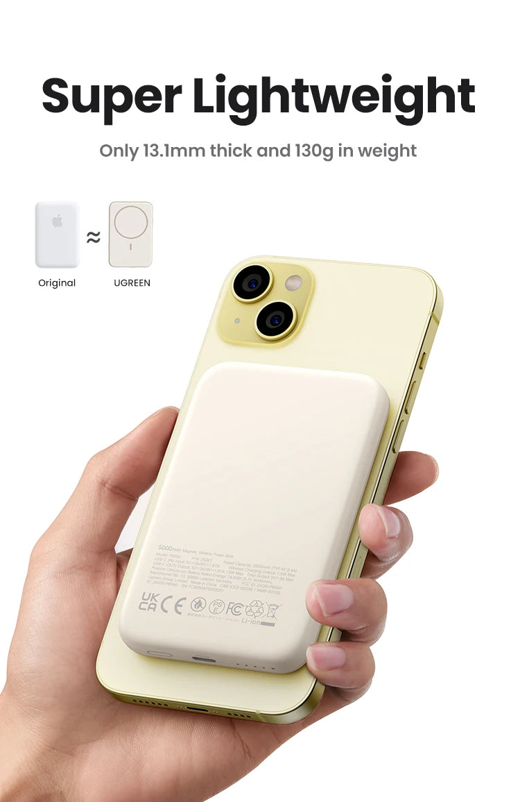 Magnetic Power Bank 5000mAh/10000mAh Portable Fast Charging Battery Tidesmit