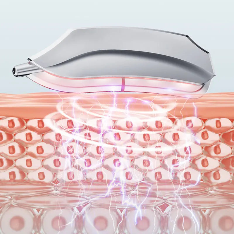 Fascia Muscle Massager: Heated Vibration Tool for Deep Tissue Relief Fascia Gun Tidesmit